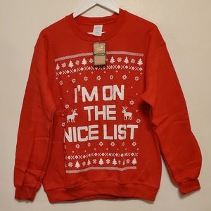 T-stars unisex sweatshirt "I'm on the Nice List"
